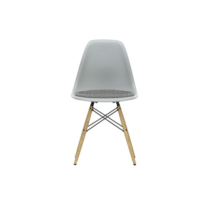 Eames plastic side chair DSW askben klädd sits - Light gray-Hopsak 23 - Vitra
