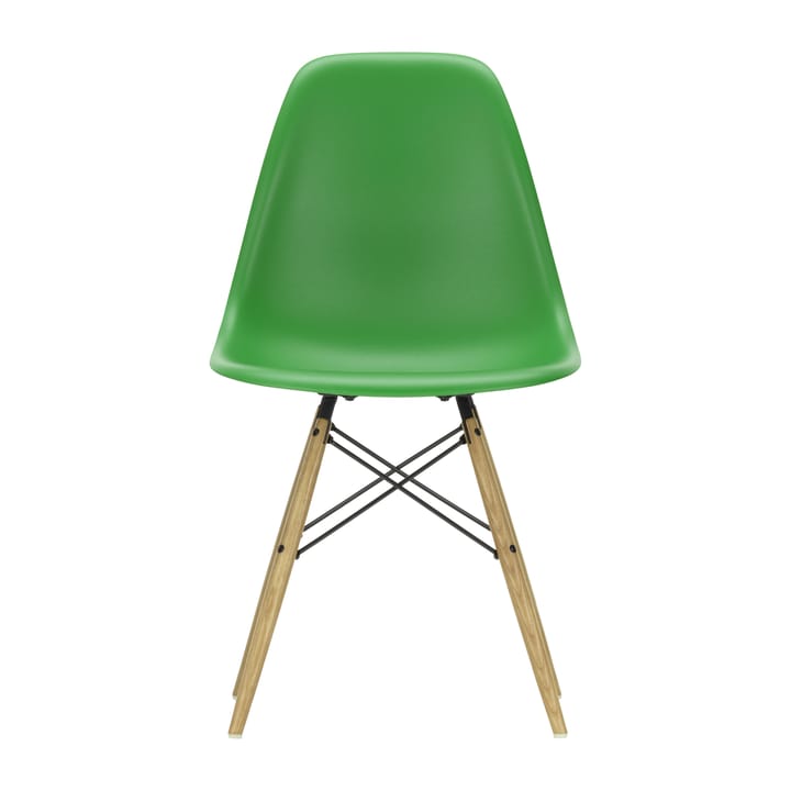 Eames plastic side chair DSW stol askben - Green - Vitra