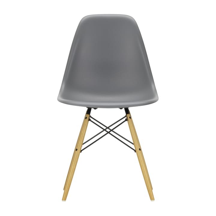 Eames Plastic Side Chair DSW stol lönnben - Granite grey - Vitra