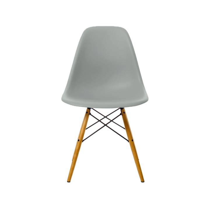 Eames plastic side chair DSW stol lönnben - Light grey - Vitra
