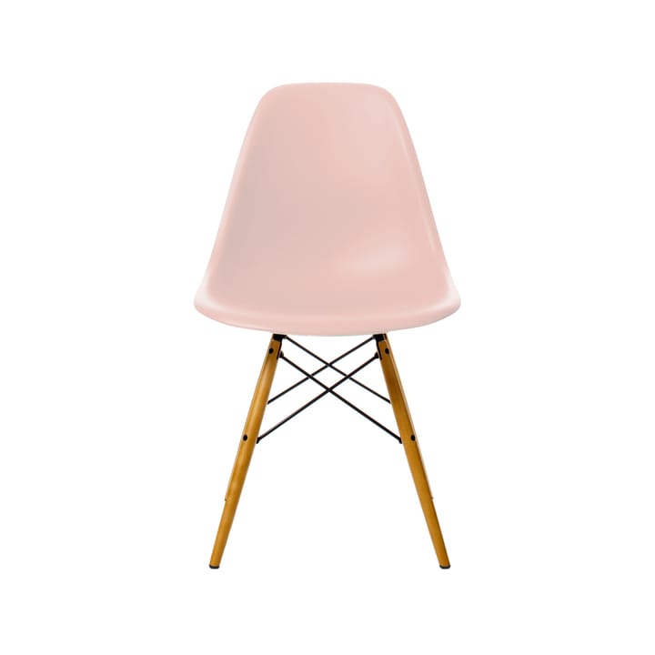 Eames plastic side chair DSW stol lönnben - Pale rose - Vitra
