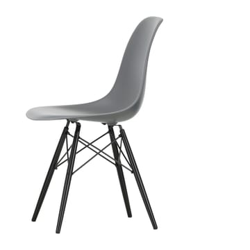 Eames plastic side chair DSW stol svartbetsad - Granite grey - Vitra