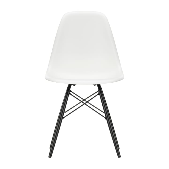 Eames plastic side chair DSW stol svartbetsad - White - Vitra