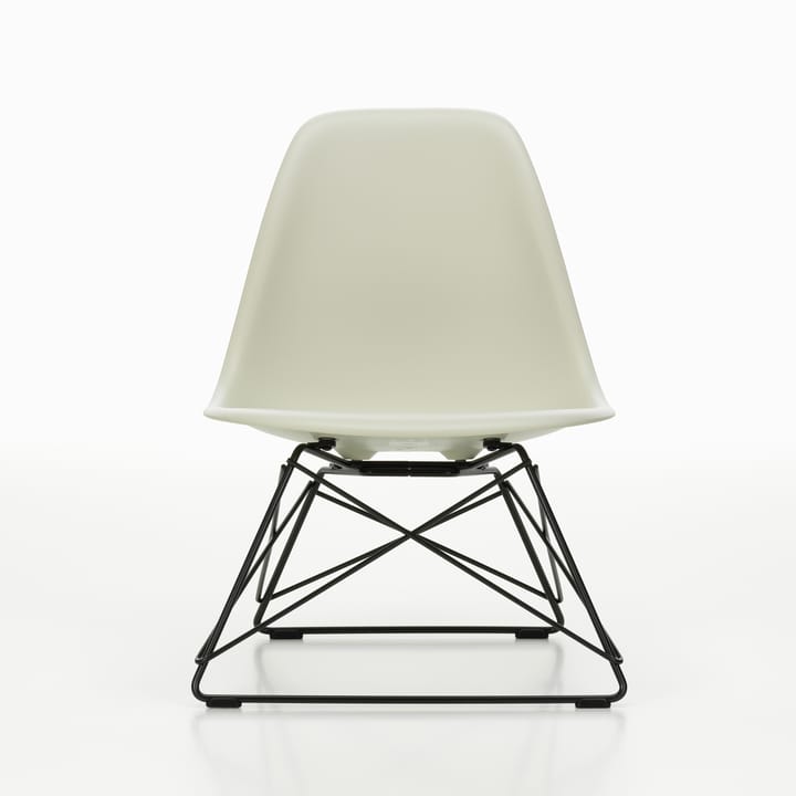 Eames Plastic Side Chair LSR loungestol - Pebble-deep black - Vitra
