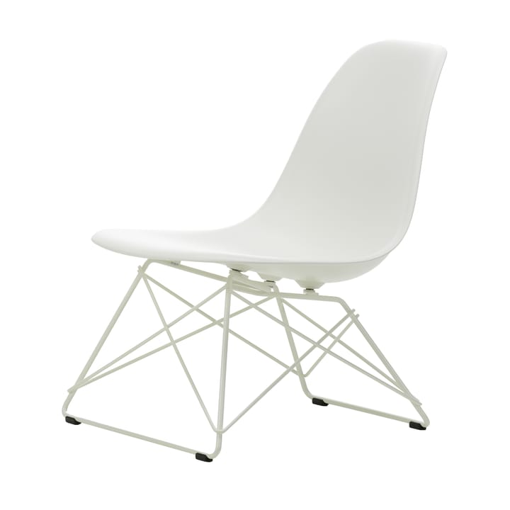 Eames Plastic Side Chair LSR loungestol - White-white - Vitra