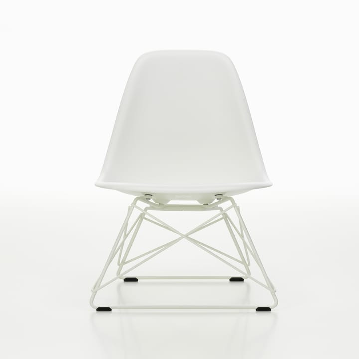 Eames Plastic Side Chair LSR loungestol - White-white - Vitra