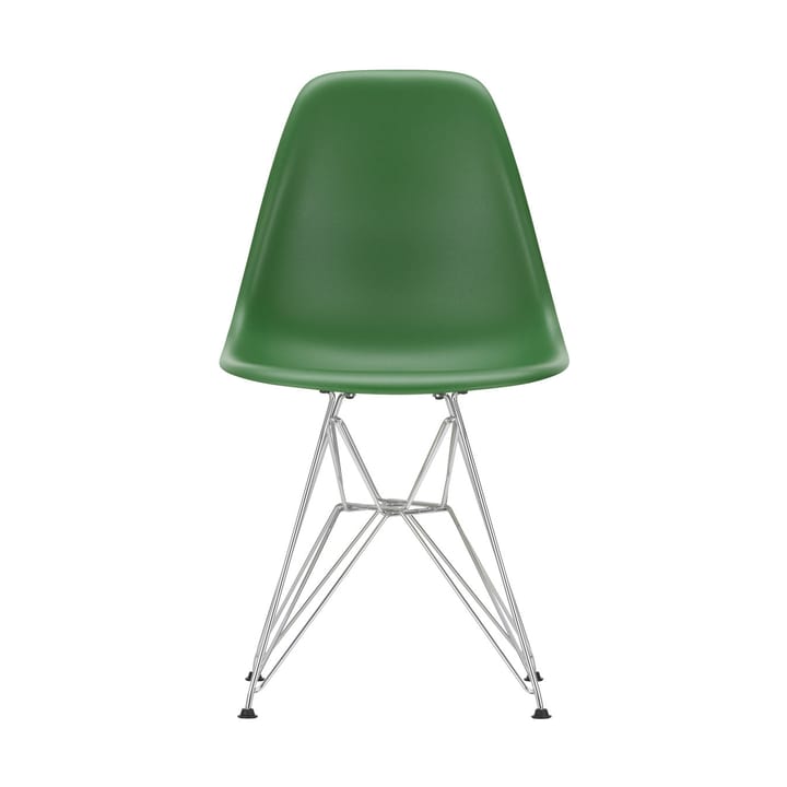 Eames Plastic Side Chair RE DSR stol - 17 emerald -chrome - Vitra