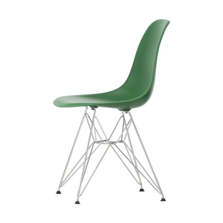 Eames Plastic Side Chair RE DSR stol - 17 emerald -chrome - Vitra
