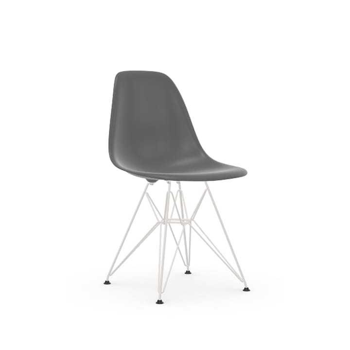 Eames Plastic Side Chair RE DSR stol - 56 granite grey-white - Vitra