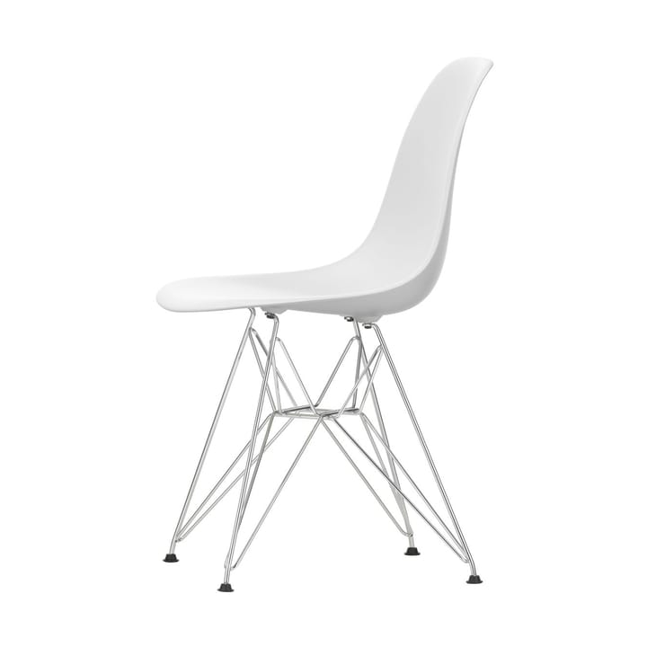 Eames Plastic Side Chair RE DSR stol, 85 cotton white-chrome Vitra