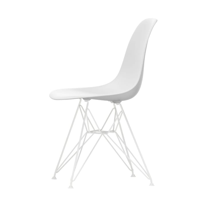 Eames Plastic Side Chair RE DSR stol, 85 cotton white-white Vitra