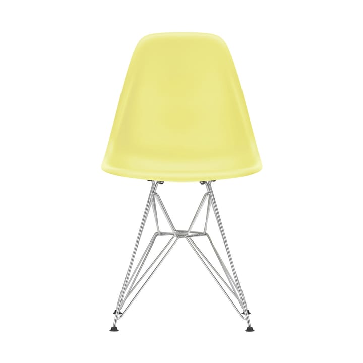 Eames Plastic Side Chair RE DSR stol - 92 citron-chrome - Vitra