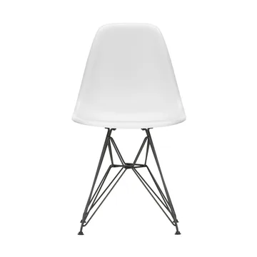 Eames Plastic Side Chair RE DSR stol - White-basic dark - Vitra