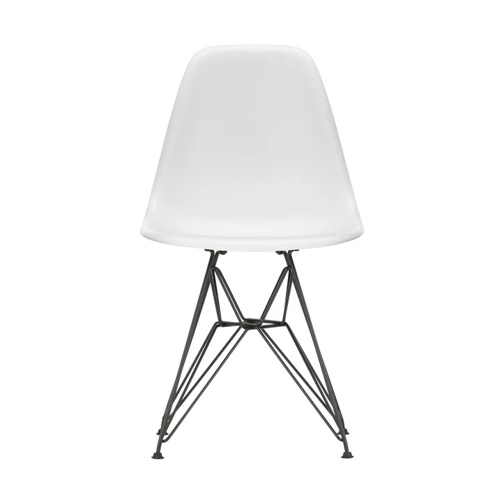 Eames Plastic Side Chair RE DSR stol - White-basic dark - Vitra