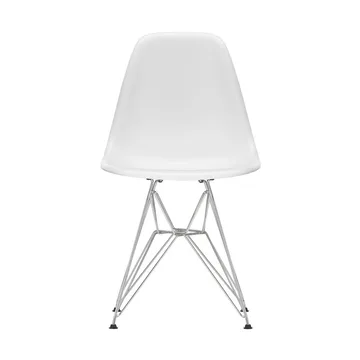 Eames Plastic Side Chair RE DSR stol - White-chrome - Vitra