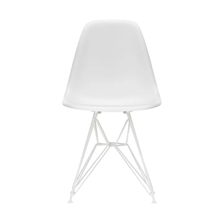 Eames Plastic Side Chair RE DSR stol - White-white - Vitra