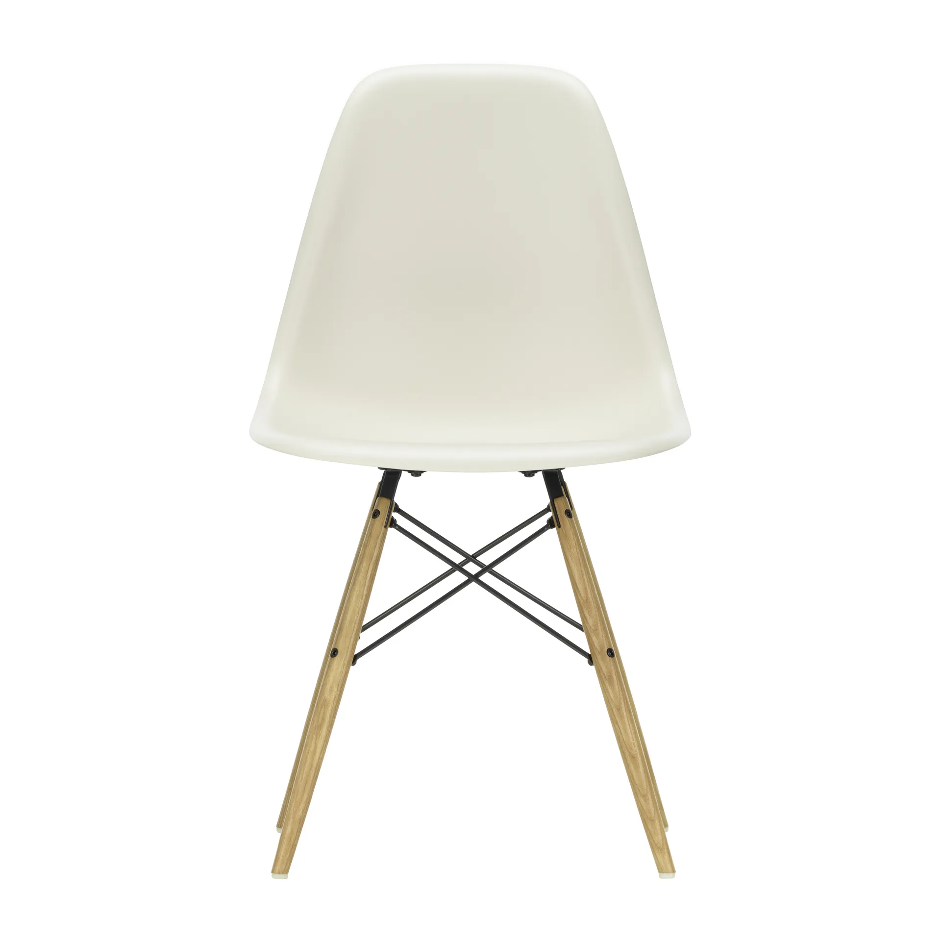 Eames Plastic Side Chair RE DSW stol, 11 pebble-ash Vitra