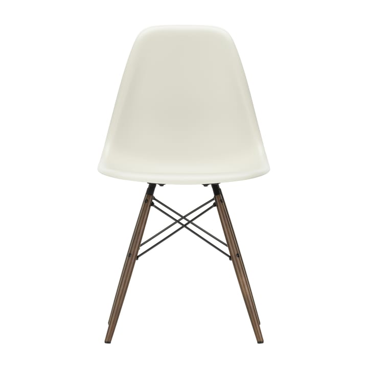 Eames Plastic Side Chair RE DSW stol - 11 pebble-dark maple - Vitra