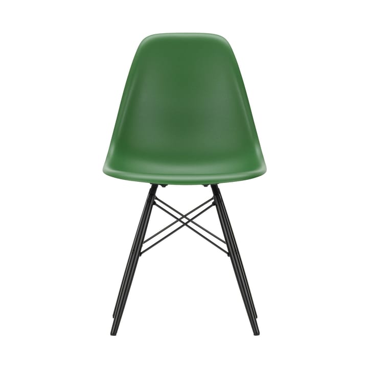 Eames Plastic Side Chair RE DSW stol - 17 emerald -black maple - Vitra