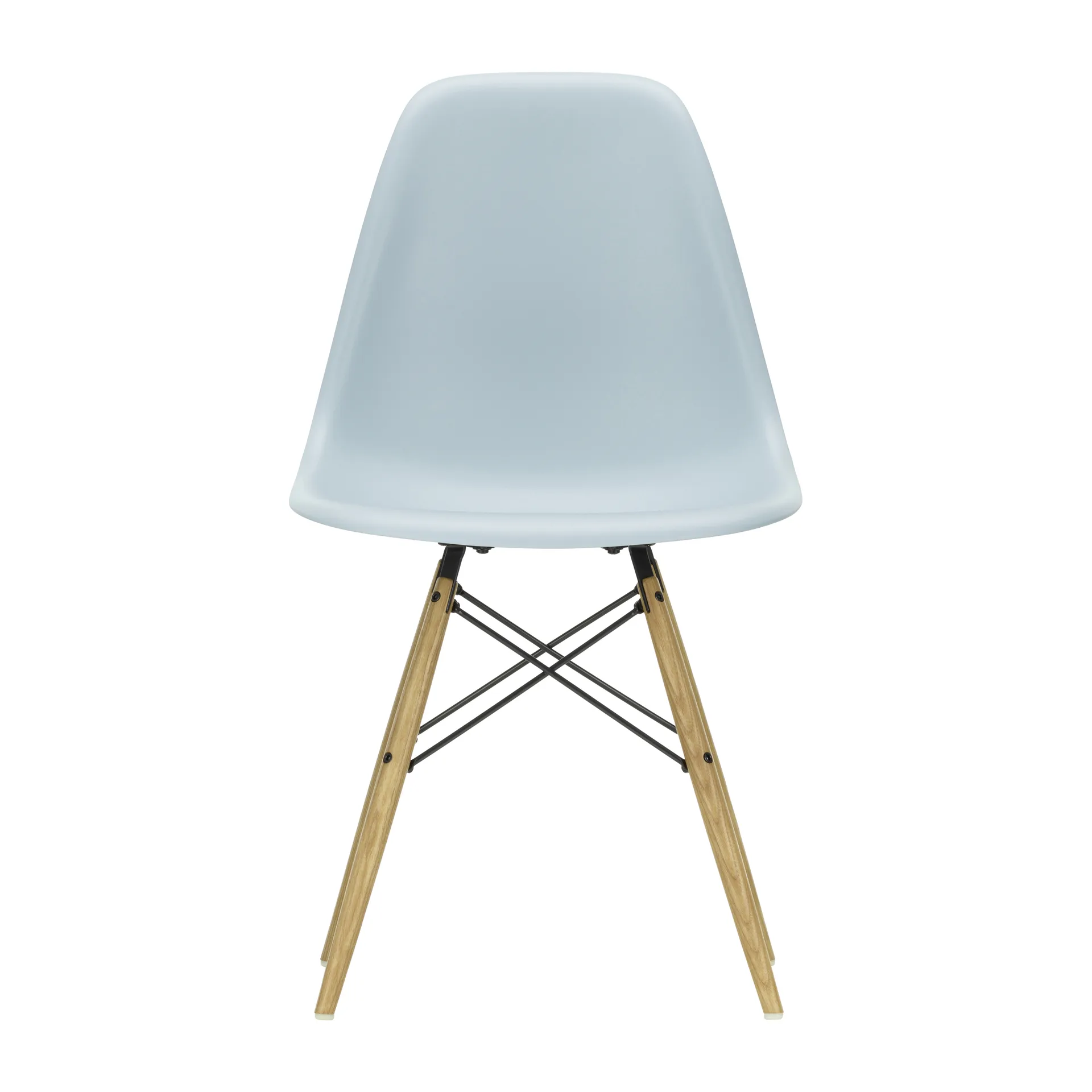 Eames Plastic Side Chair RE DSW stol, 23 ice grey-ash Vitra