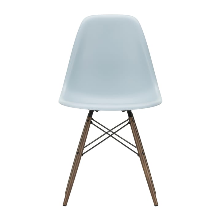 Eames Plastic Side Chair RE DSW stol - 23 ice grey-dark maple - Vitra