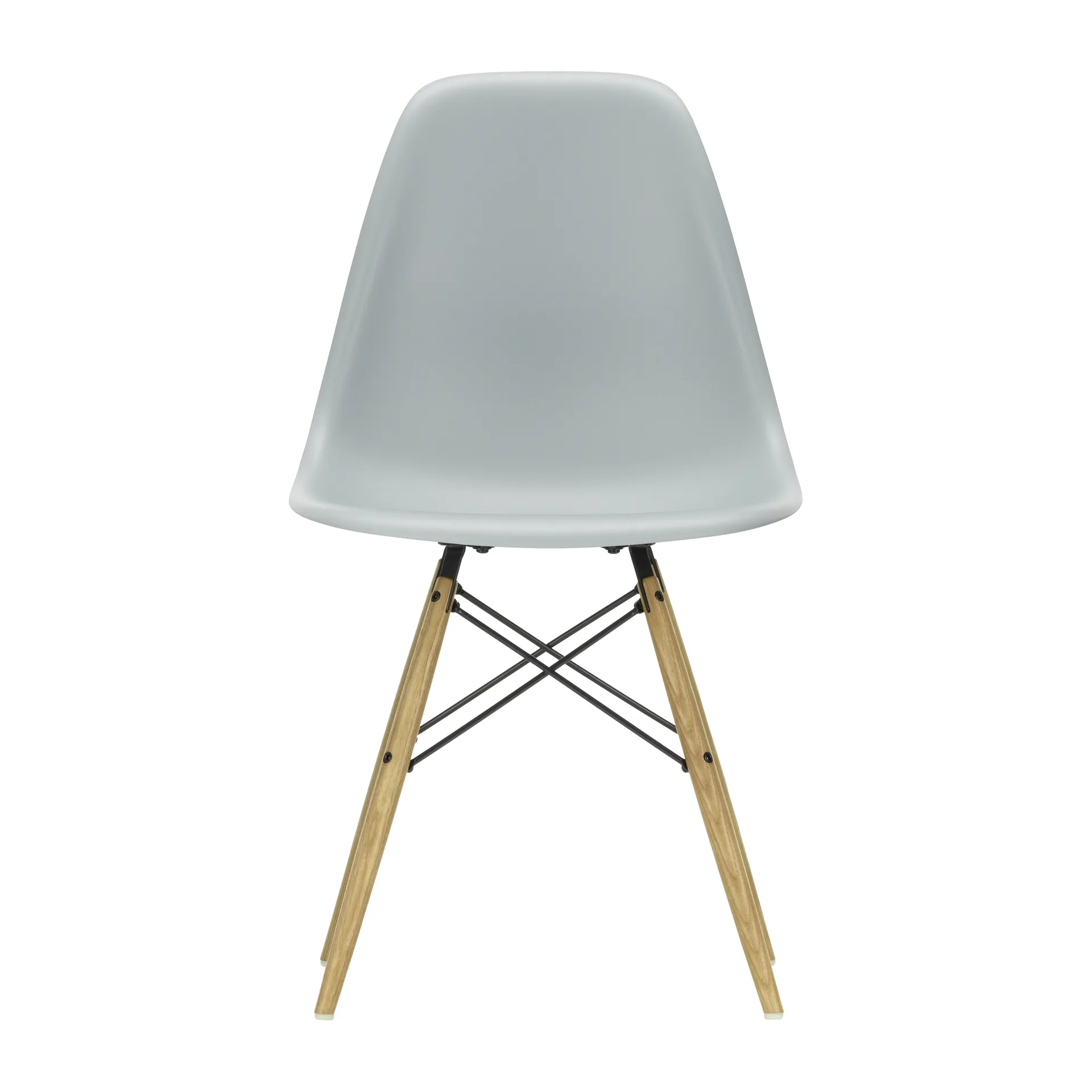Eames Plastic Side Chair RE DSW stol, 24 light grey-ash Vitra
