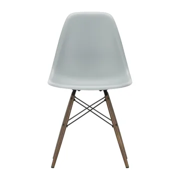 Eames Plastic Side Chair RE DSW stol - 24 light grey-dark maple - Vitra