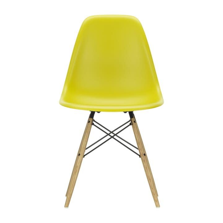 Eames Plastic Side Chair RE DSW stol - 34 mustard-ash - Vitra