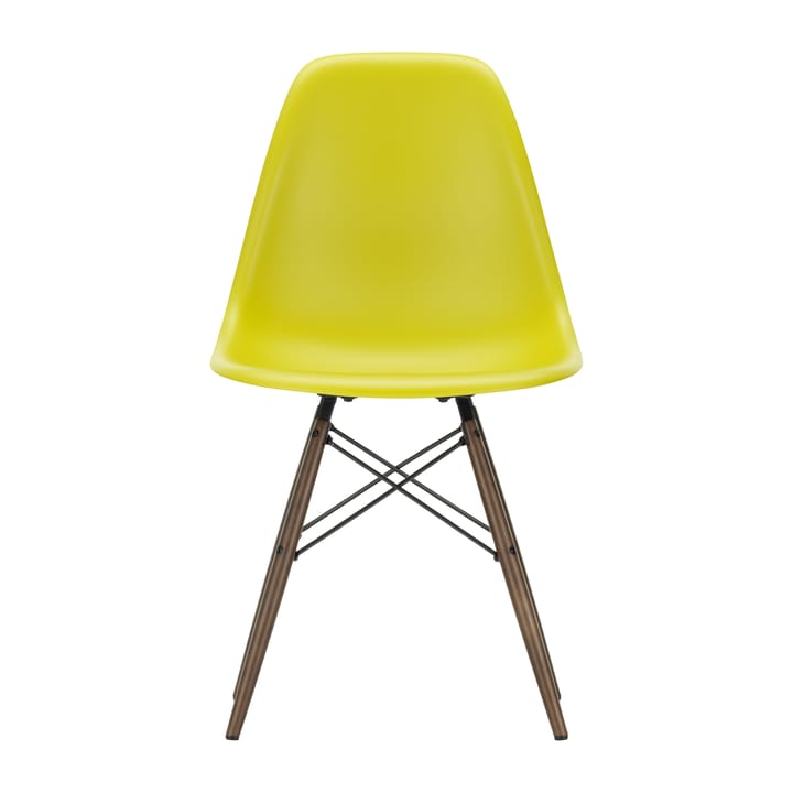 Eames Plastic Side Chair RE DSW stol - 34 mustard-dark maple - Vitra