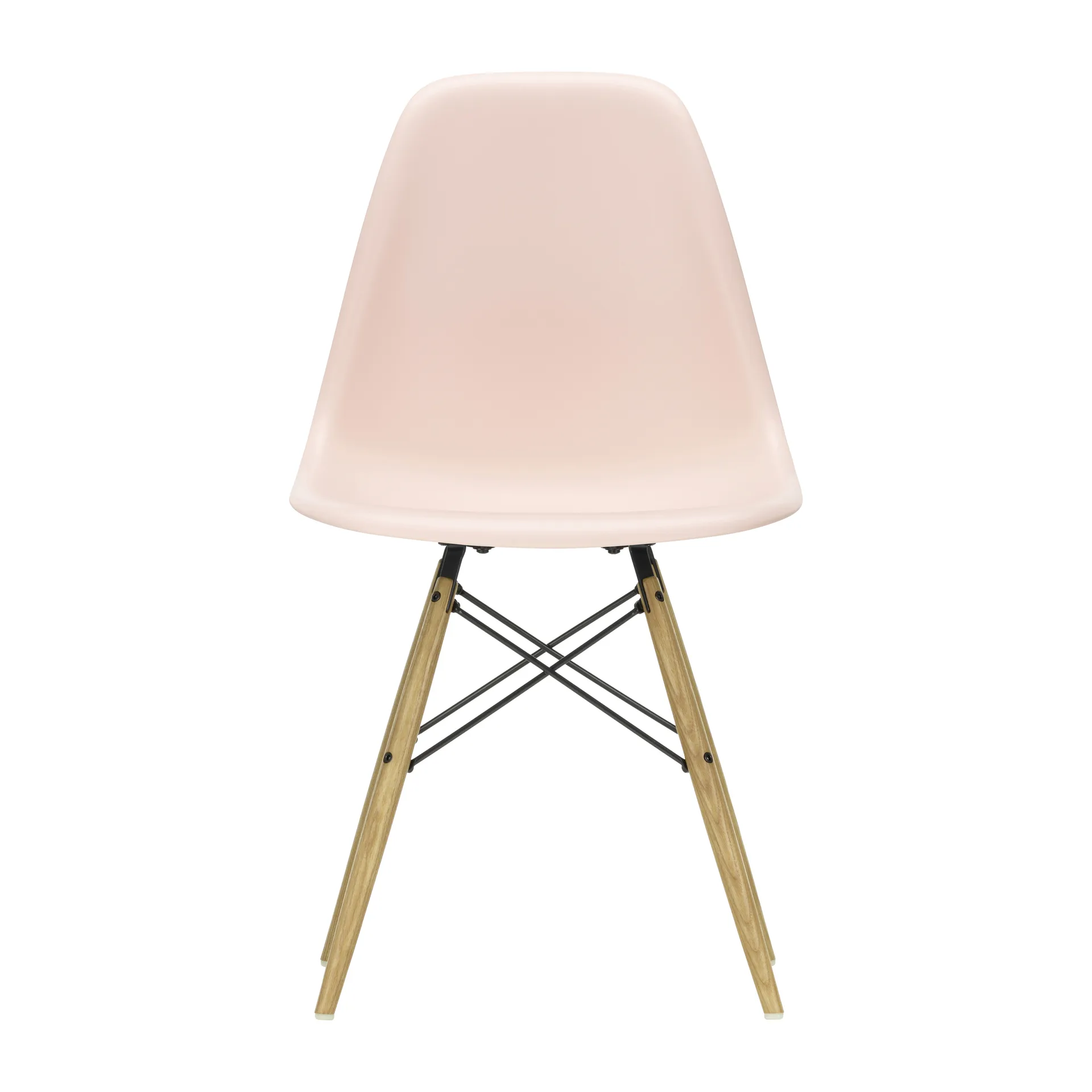 Eames Plastic Side Chair RE DSW stol, 41 pale rose-ash Vitra