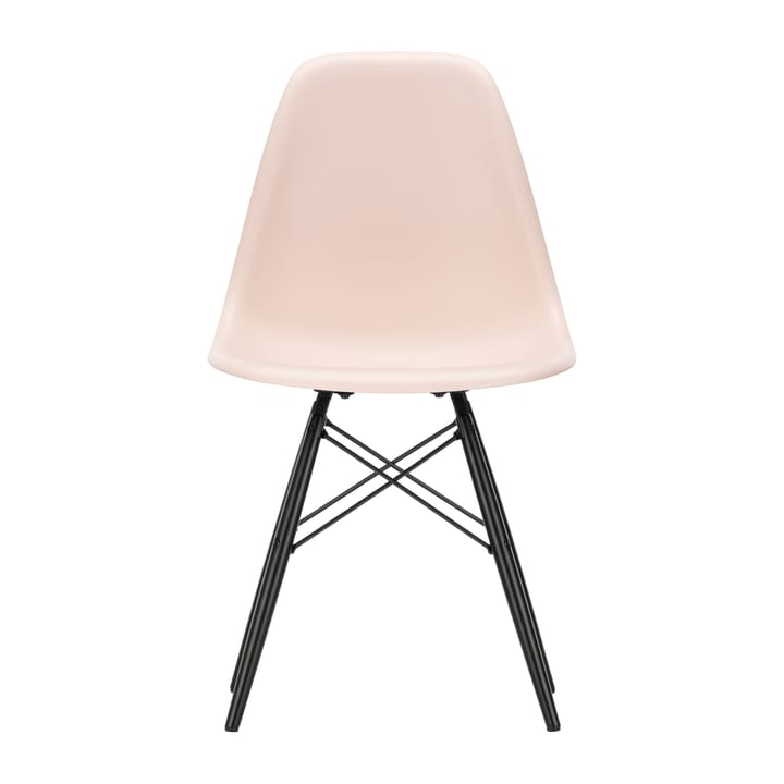 Eames Plastic Side Chair RE DSW stol - 41 pale rose-black maple - Vitra