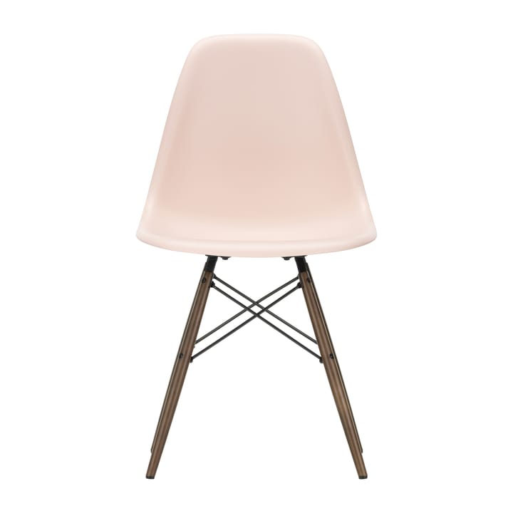 Eames Plastic Side Chair RE DSW stol - 41 pale rose-dark maple - Vitra