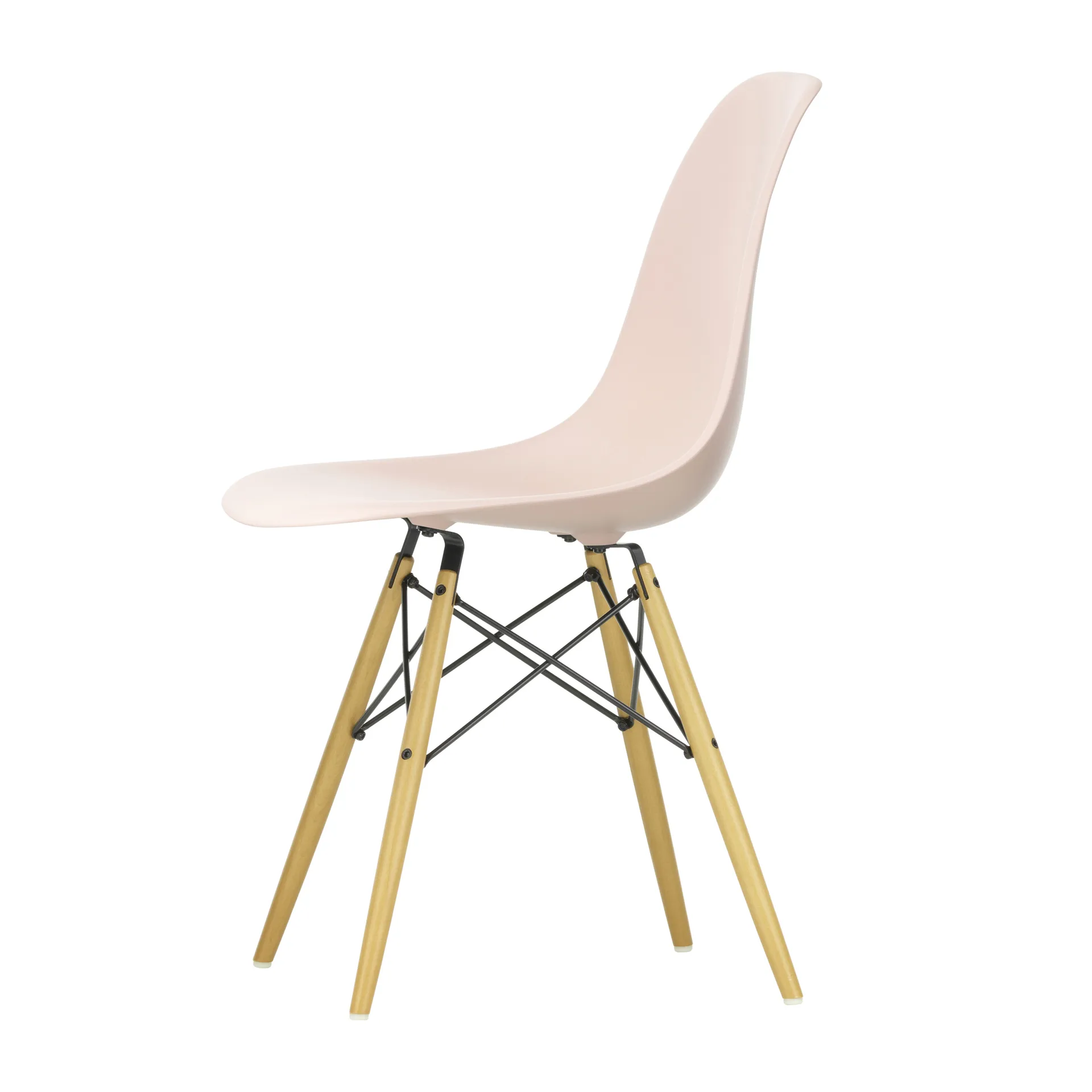 Eames Plastic Side Chair RE DSW stol, 41 pale rose-golden maple Vitra