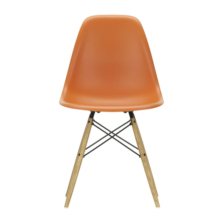 Eames Plastic Side Chair RE DSW stol - 43 rusty orange-ash - Vitra