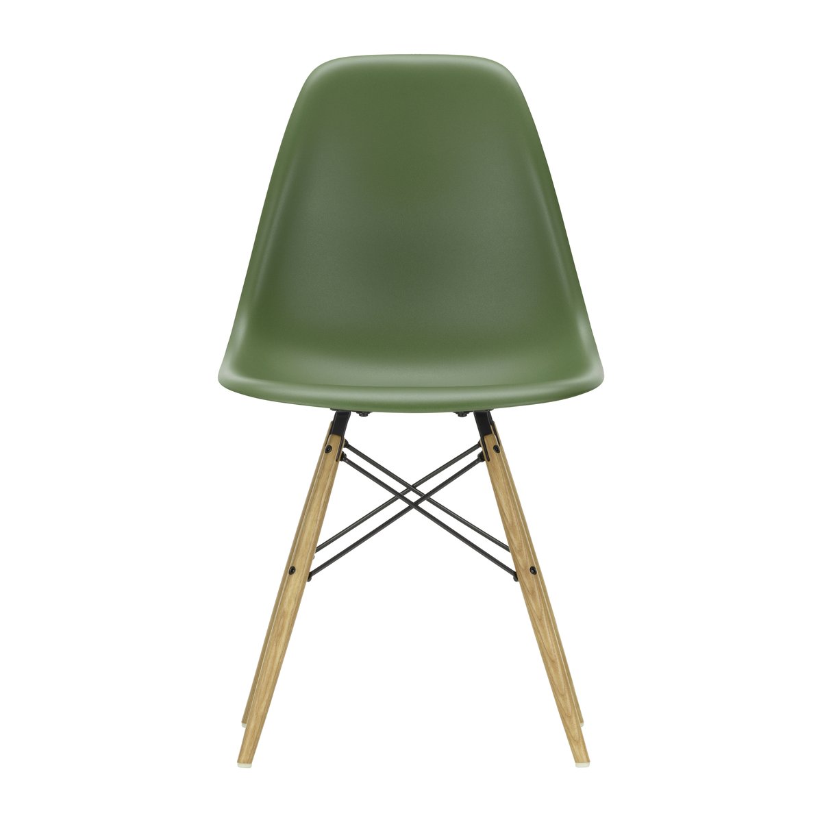 Vitra Eames Plastic Side Chair RE DSW stol 48 forest-ash