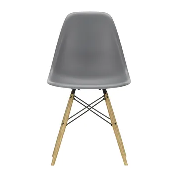 Eames Plastic Side Chair RE DSW stol - 56 granite grey-ash - Vitra