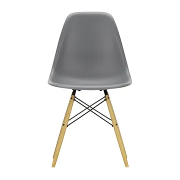 Eames Plastic Side Chair RE DSW stol - 56 granite grey-golden maple - Vitra