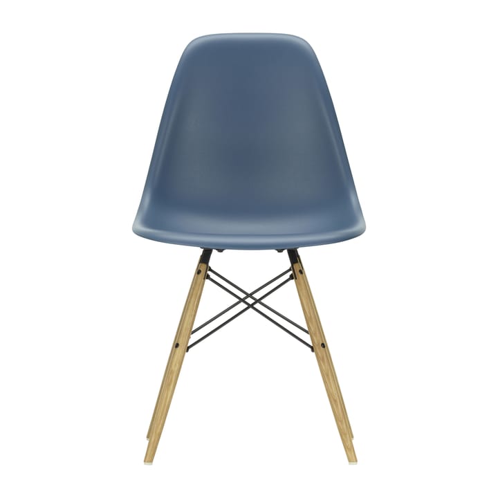 Eames Plastic Side Chair RE DSW stol - 83 sea blue-ash - Vitra