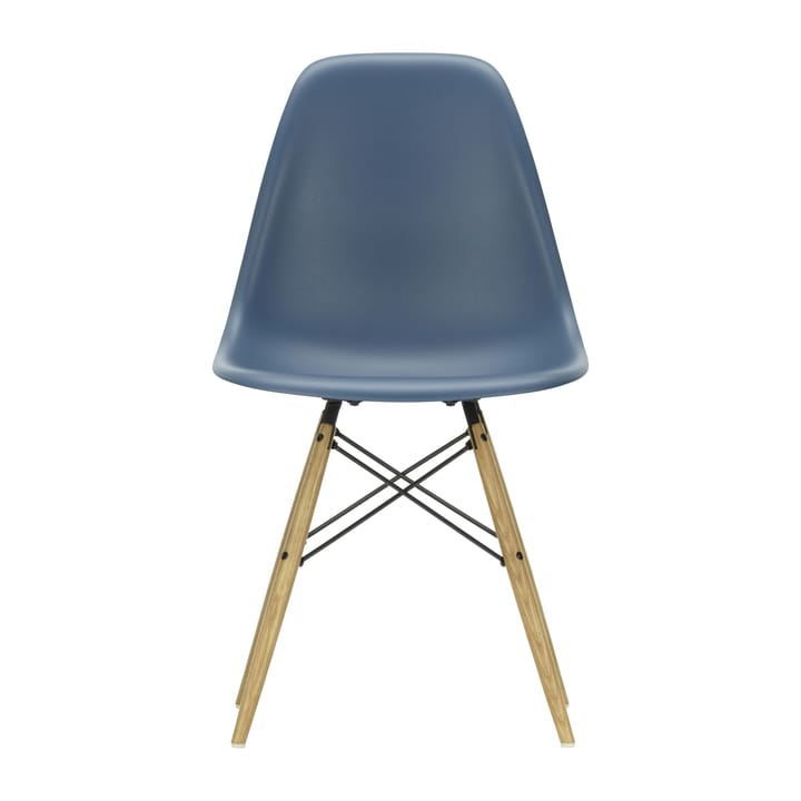Eames Plastic Side Chair RE DSW stol - 83 sea blue-ash - Vitra