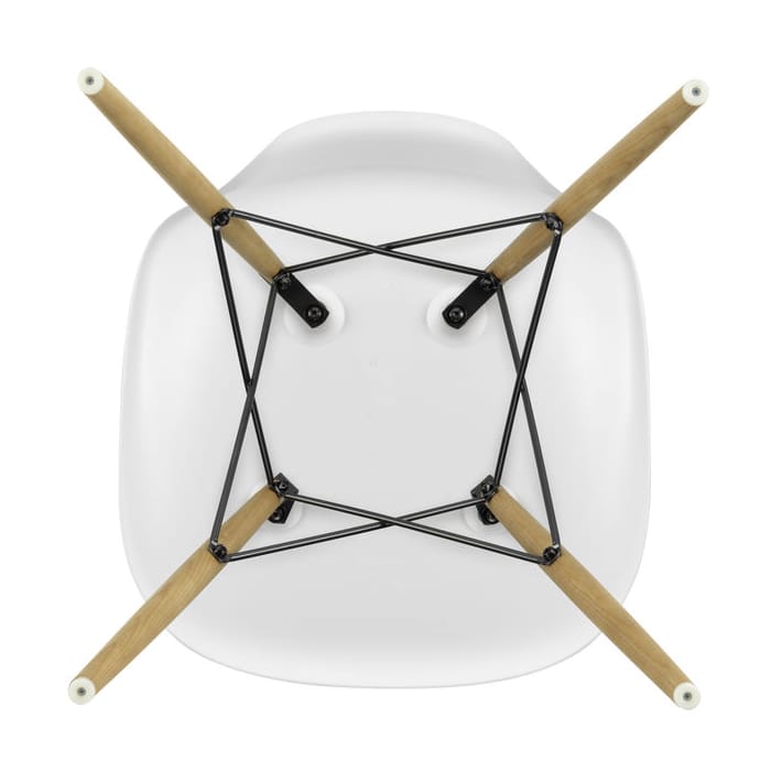 Eames Plastic Side Chair RE DSW stol, 85 cotton white-ash Vitra