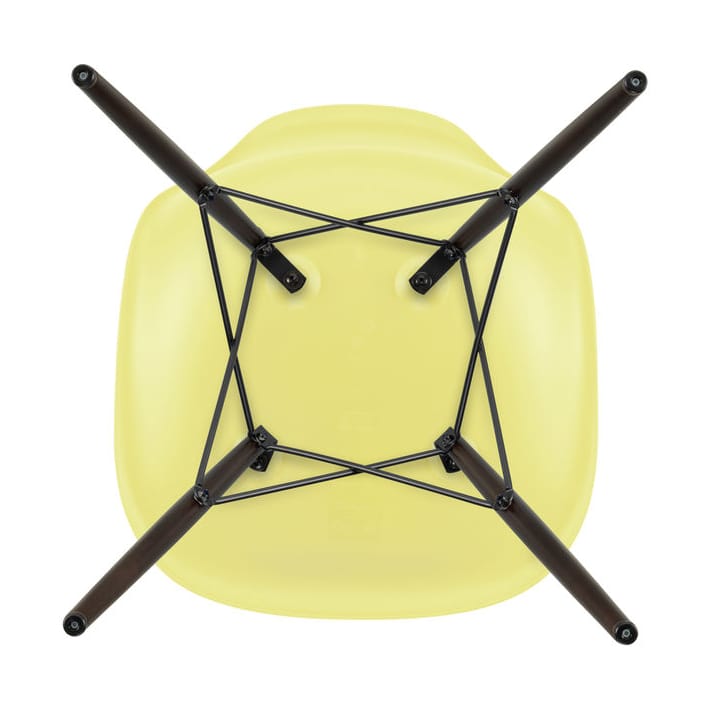 Eames Plastic Side Chair RE DSW stol - 92 citron-dark maple - Vitra