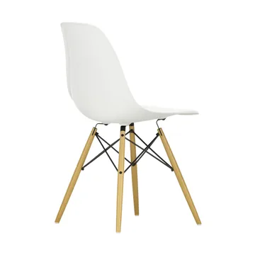 Eames Plastic Side Chair RE DSW stol - White-golden maple - Vitra