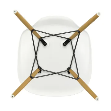 Eames Plastic Side Chair RE DSW stol - White-golden maple - Vitra