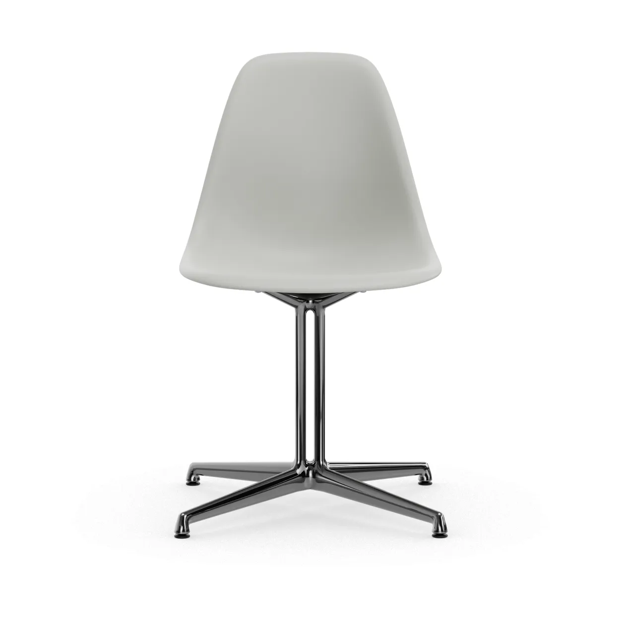 Vitra Eames Plastic Side Chair RE La Fonda base 85 cotton white-03 polished aluminium