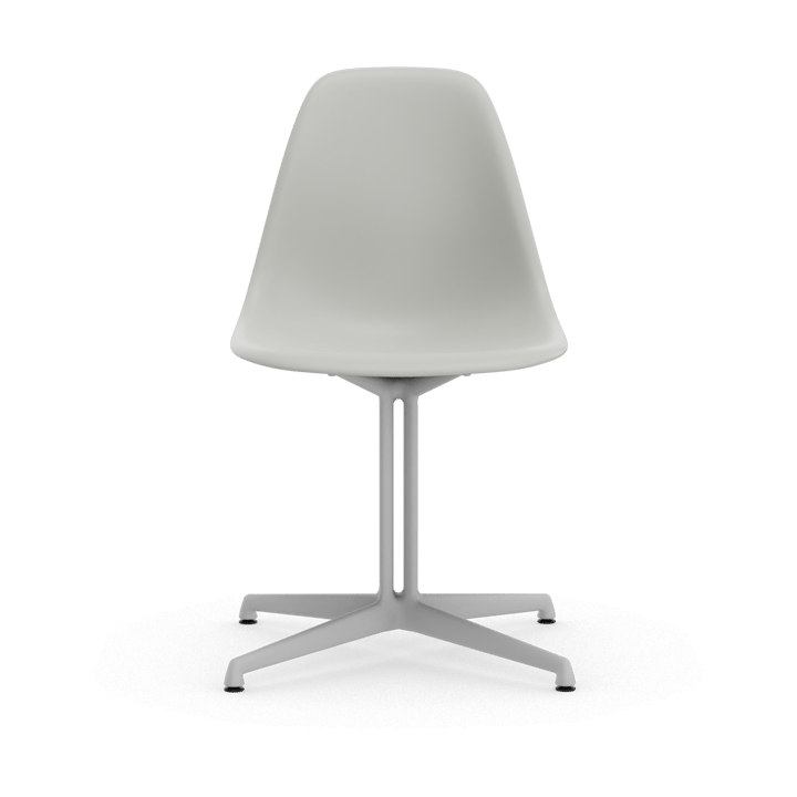 Eames Plastic Side Chair RE La Fonda base, 85 cotton white-04 white powder coated Vitra