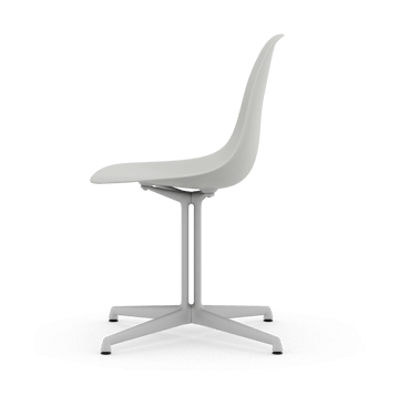 Eames Plastic Side Chair RE La Fonda base - 85 cotton white-04 white powder coated - Vitra