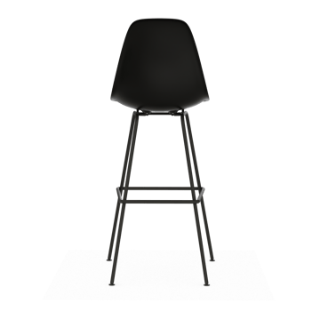 Eames Plastic Stool RE barpall - High Black-black - Vitra
