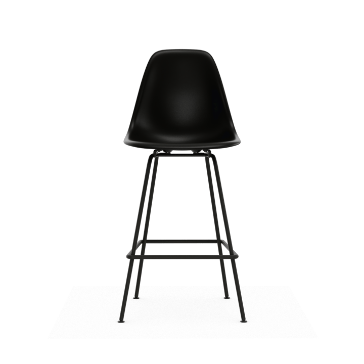 Eames Plastic Stool RE barpall - Medium Black-black - Vitra