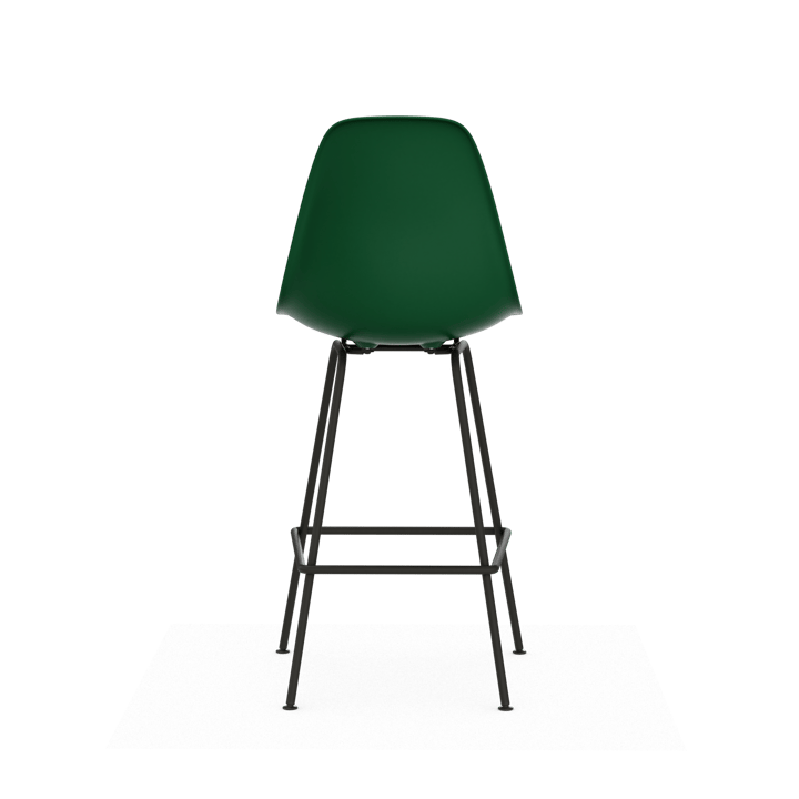 Eames Plastic Stool RE barpall - Medium Emerald green-black - Vitra