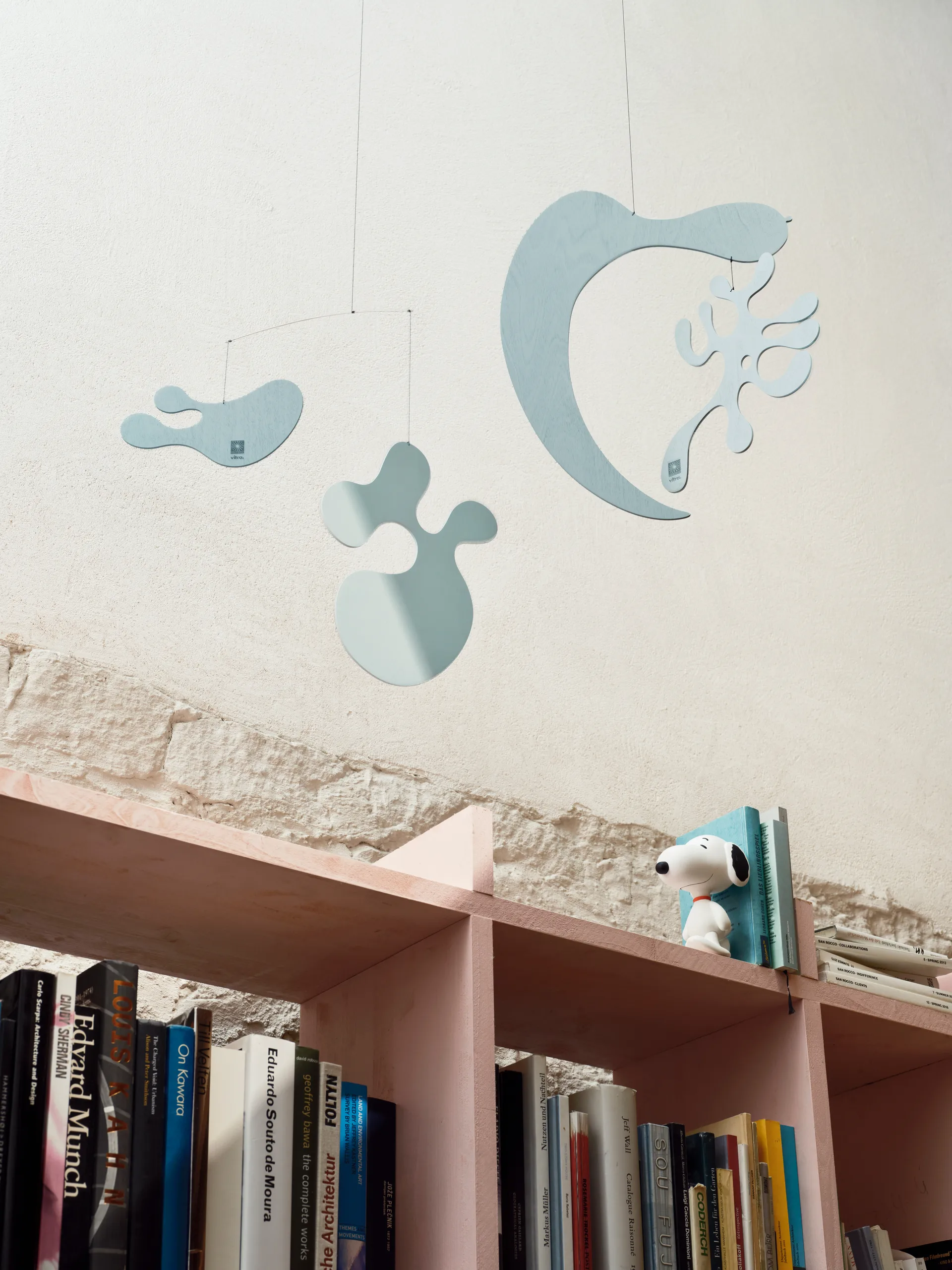 Eames plywood mobile model C, Ice grey Vitra